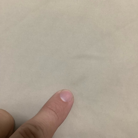 Lululemon Stretch High Rise Crop Pants 23" Sz 8 Trench Tan - Picture 14 of 15